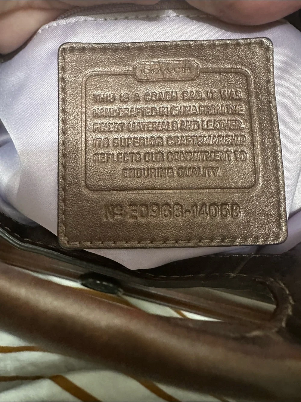 Coach Crossbody Bag in Coach Signature  EUC